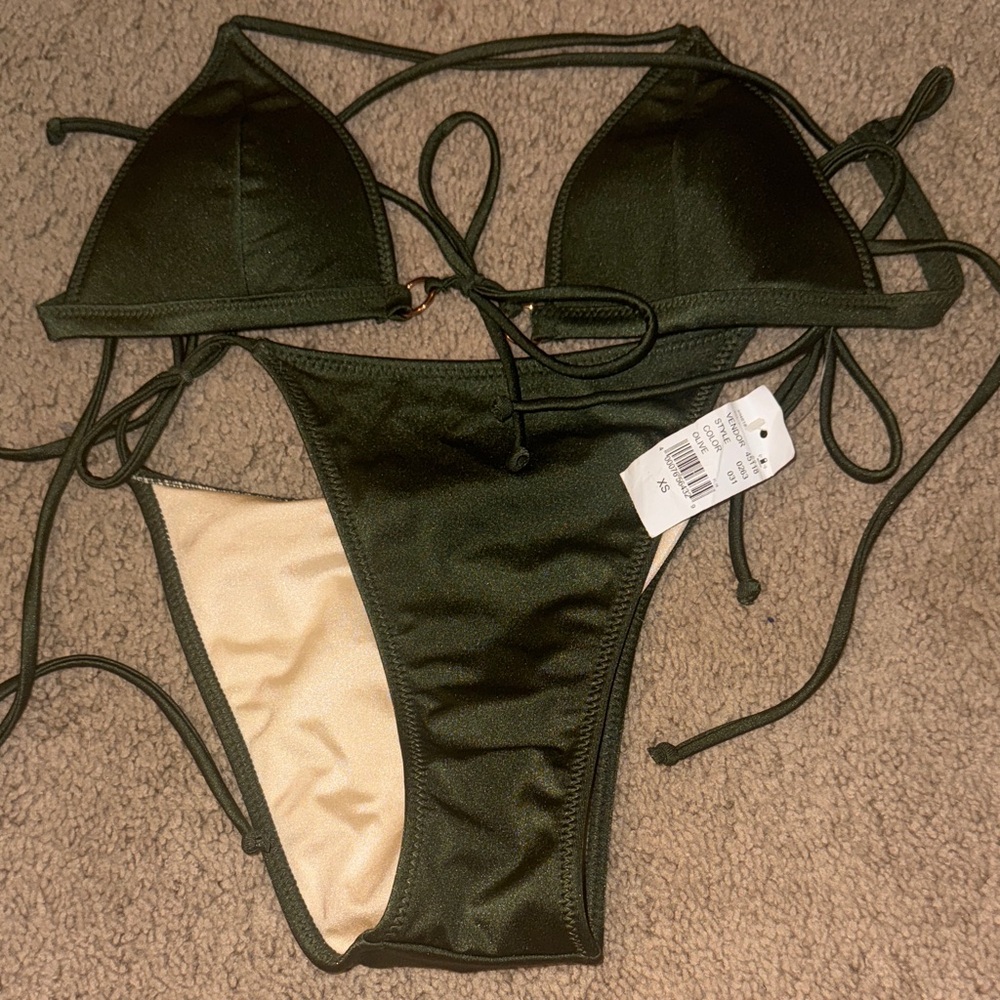 Dark Green Pacsun Bikini Set